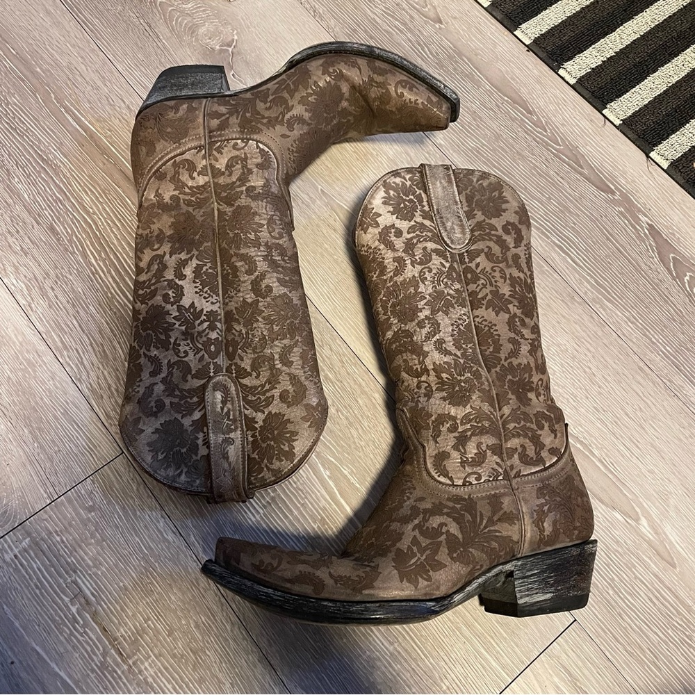 Old Gringo Floral Patterned Heeled Boots - Picture 10 of 12